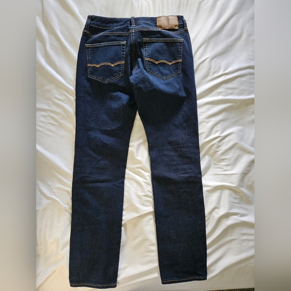 American Eagle Men's Dark Blue Jeans Size 28X30 - Picture 2 of 10